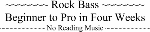 Product picture Rock bass guitar-from beginner to proinstructional